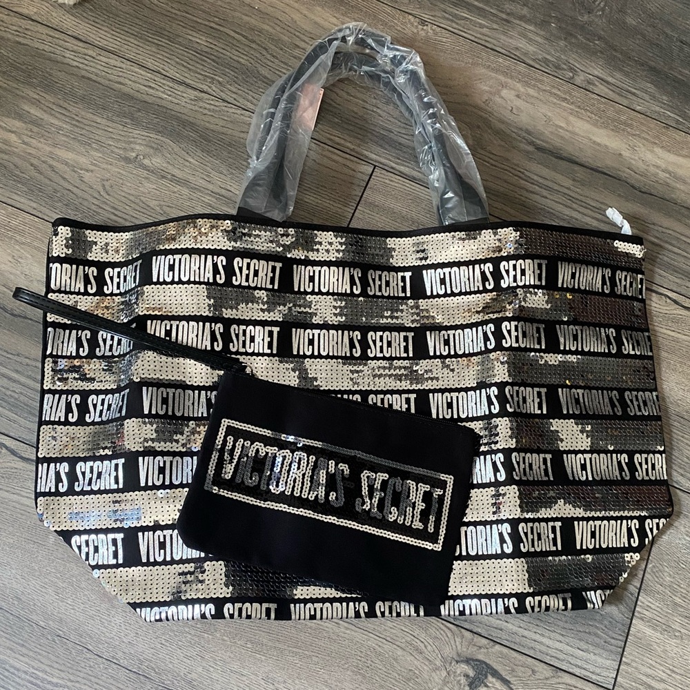 NWT Victoria’s Secret Tote Bag and Wristlet